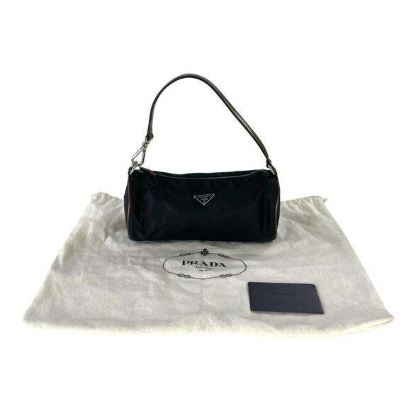 Prada Bronze Detail Pochette Bag - Picture 3 of 8